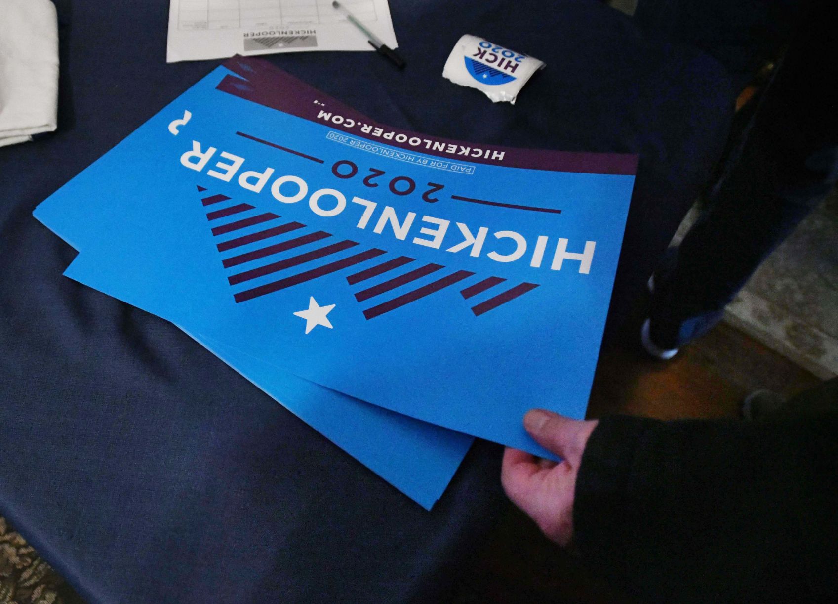 Hickenlooper Stumps in Iowa